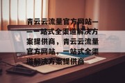 青云云流量官方网站——一站式全渠道解决方案提供商，青云云流量官方网站，一站式全渠道解决方案提供商，青云云流量官网，一站式全渠道解决方案提供商