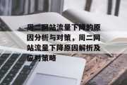 周二网站流量下降的原因分析与对策，周二网站流量下降原因解析及应对策略