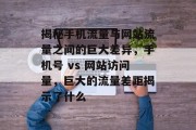 揭秘手机流量与网站流量之间的巨大差异，手机号 vs 网站访问量，巨大的流量差距揭示了什么，手机流量与网站流量的巨大差异，手机号 vs 网站访问量之谜