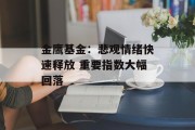 金鹰基金：悲观情绪快速释放 重要指数大幅回落