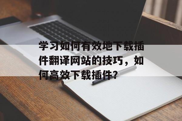 学习如何有效地下载插件翻译网站的技巧，如何高效下载插件？