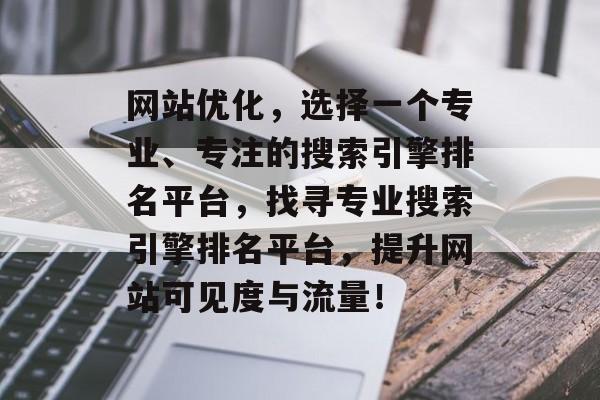 网站优化，选择一个专业、专注的搜索引擎排名平台，找寻专业搜索引擎排名平台，提升网站可见度与流量！