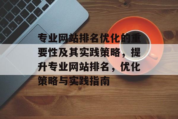 专业网站排名优化的重要性及其实践策略，提升专业网站排名，优化策略与实践指南