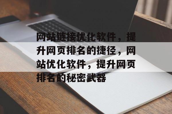 网站链接优化软件，提升网页排名的捷径，网站优化软件，提升网页排名的秘密武器